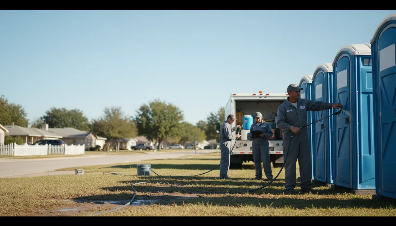 Long-Term Portable Toilet Rental in East Dublin, GA near me